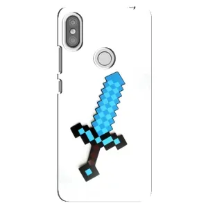 Чехлы для Xiaomi Redmi S2 (Персонажи Майн Крафт) (Меч)