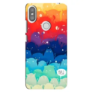 Силиконовый чехол с котиком для Xiaomi Redmi S2 (Mew)