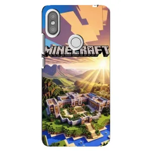 Чехол майнкрафт для Xiaomi Redmi S2 (MINECRAFT)
