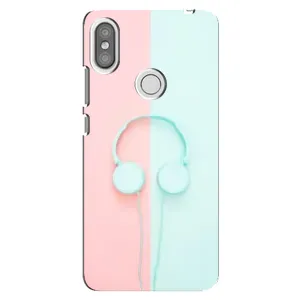 Девчачий Чехол для Xiaomi Redmi S2 (Наушники)