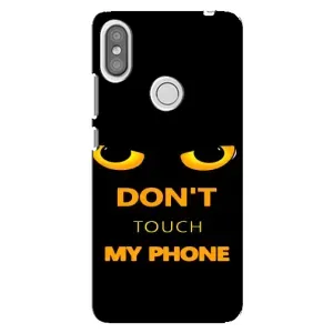 Чехол с Прикольным принтом на Xiaomi Redmi S2 (Не трогай мой телефон)