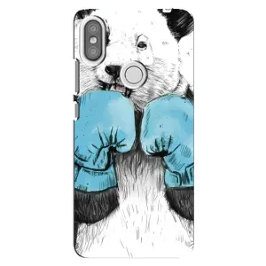 Чехлы с Пандами на Xiaomi Redmi S2 (Панда боксер)
