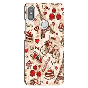 Чехол с Эйфелевой башней на Xiaomi Redmi S2 (Париж мечта)