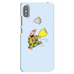 Чехлы с Патриком на Xiaomi Redmi S2 (Патрик с подушкой)