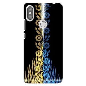 Силиконовый Чехол на Xiaomi Redmi S2 (Патриотическая вышиванка)