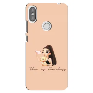 Силиконовый Чехол на Xiaomi Redmi S2 с картинкой Стильных Девушек (С собакой)
