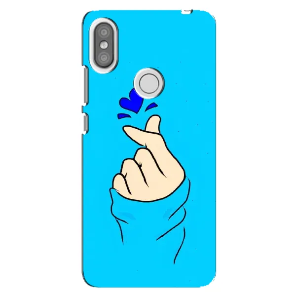 Чехол с рисунком «Сердце на синем» для Xiaomi Redmi S2