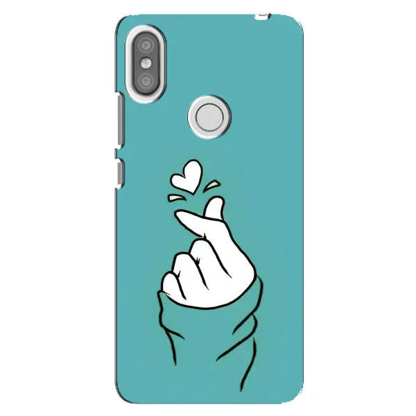 Чехол с рисунком «Сердечко на бирюзовом» для Xiaomi Redmi S2