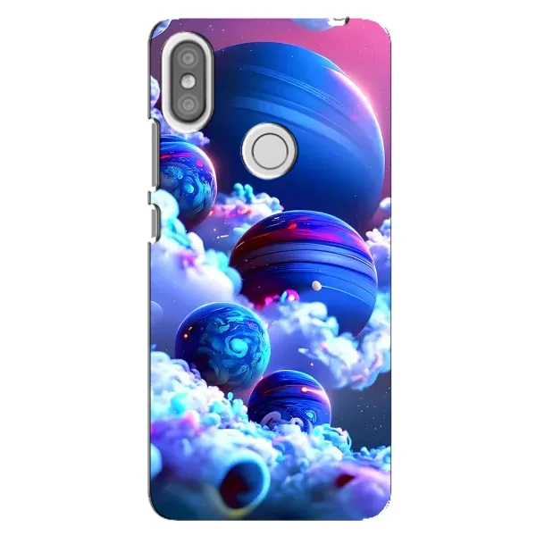 Чехол с рисунком «Синие планеты» для Xiaomi Redmi S2 Чехол с рисунком «Синие планеты» для Xiaomi Redmi S2