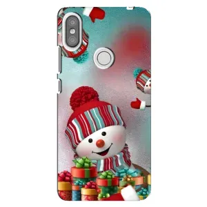 Чохли на Новий Рік Xiaomi Redmi S2 (Сніговик в шапці)
