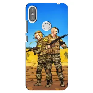 Чохли з принтом (Воїни ЗСУ) для Xiaomi Redmi S2