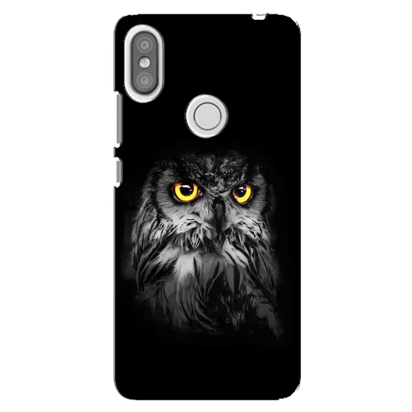 Чехол с рисунком «Сова на чёрном» для Xiaomi Redmi S2 Чехол с рисунком «Сова на чёрном» для Xiaomi Redmi S2
