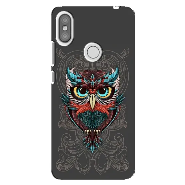 Чехол с рисунком «Сова на сером» для Xiaomi Redmi S2 Чехол с рисунком «Сова на сером» для Xiaomi Redmi S2