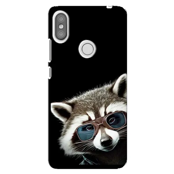 Чехол с рисунком «Стильный Енот» для Xiaomi Redmi S2 Чехол с рисунком «Стильный Енот» для Xiaomi Redmi S2