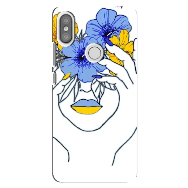 Чехол с рисунком «Украинка на всю голову» для Xiaomi Redmi S2 Чехол с рисунком «Украинка на всю голову» для Xiaomi Redmi S2