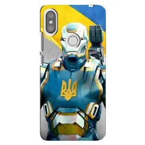 Силиконовый Чехол на Xiaomi Redmi S2 (Я-Украина) (Украинский робокоп)
