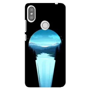 Літній Чохол на Xiaomi Redmi S2 (Синій Водоспад)