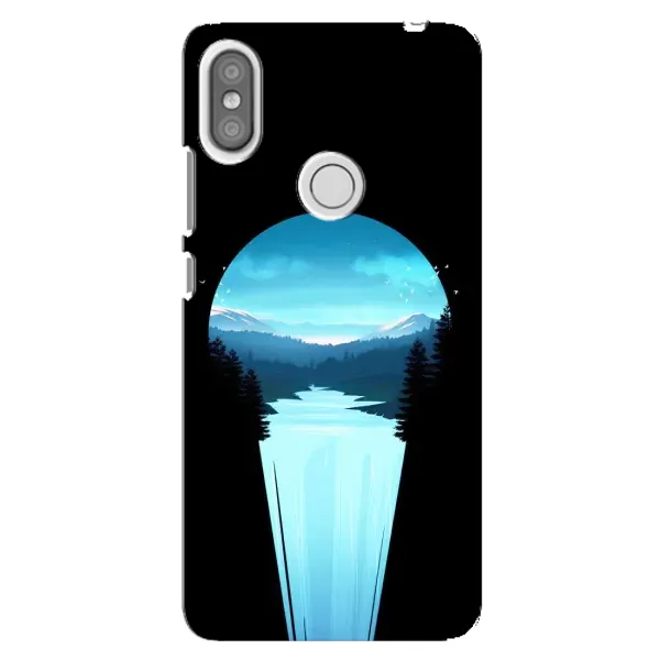 Чехол с рисунком «Синий Водопад» для Xiaomi Redmi S2 Чехол с рисунком «Синий Водопад» для Xiaomi Redmi S2
