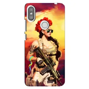 ЗСУ Чохли (TPU) для Xiaomi Redmi S2 (Жінка солдат)
