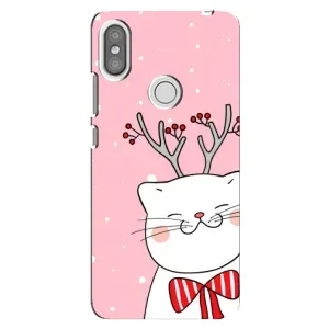 Чехол на тематику: Коты для Xiaomi Redmi S2 (Зимний кот)