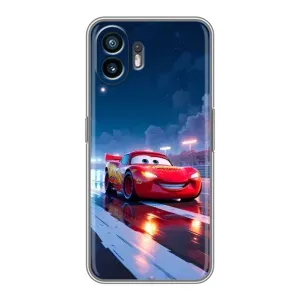 Чехол с принтом Маквин для Xiaomi Redmi Turbo 4 Pro (Ночной Маквин Тачки)