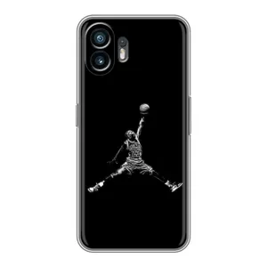 Силіконовый Чохол Nike Air Jordan на Сяомі Редмі Турбо 4 Про (Джордан)
