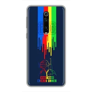 Чохол (TPU) з картинкою "Лого Пабг" на Сяомі Мі 9Т (Арт Пабг)