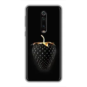 Чохол з зображенням смачної їжі для Xiaomi Mi 9T (Чорна полуниця)