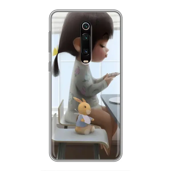 Чехол с рисунком «Девочка с игрушкой» для Xiaomi Mi 9T