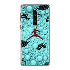 Силиконовый Чехол Nike Air Jordan на Сяоми Mи 9T (Джордан Найк)