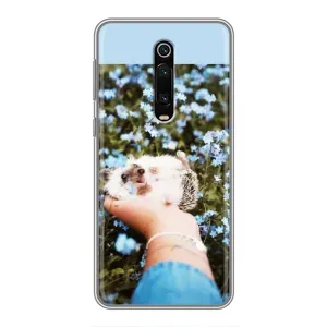 Чехлы с изображением разных животных для Xiaomi Mi 9T (Ежик на руках)