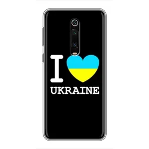 Чехол с Украинской символикой на Сяоми Mи 9T (I Love Ukraine)
