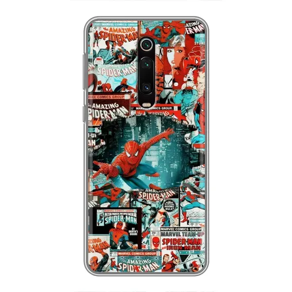 Чехол с рисунком «Комиксы Человек Паук» для Xiaomi Mi 9T Чехол с рисунком «Комиксы Человек Паук» для Xiaomi Mi 9T