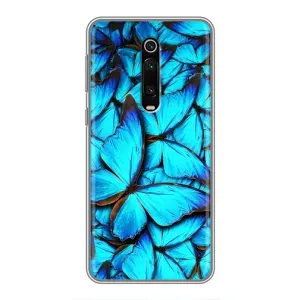 Силиконовый бампер с картинкой животных для Xiaomi Mi 9T (Крылья бабочек)