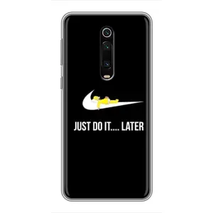 Силиконовый Чехол на Xiaomi Mi 9T с картинкой Nike (Later)