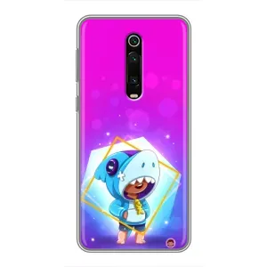 Чохол Бравл Старс для Xiaomi Mi 9T (Леон у костюмі Акули)