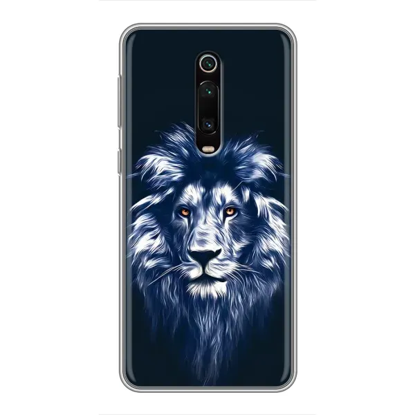 Чехол с рисунком «Лев - синий» для Xiaomi Mi 9T
