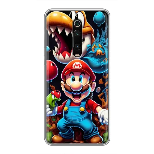 Чехол с рисунком «Марио» для Xiaomi Mi 9T