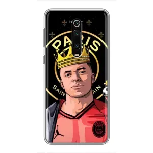 Чехол (TPU) с Футболистом на Xiaomi Mi 9T (Mbappe King)