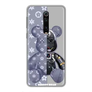 Силиконовый чехол для Xiaomi Mi 9T (Медведь Louis Vuitton)