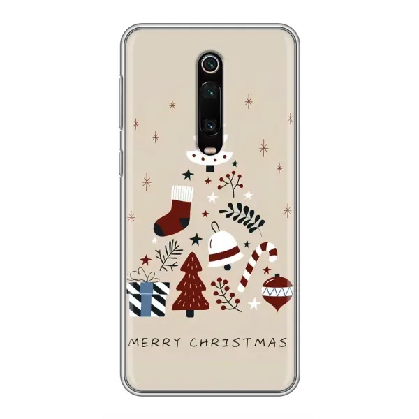 Чехол с рисунком «Merry Christmas» для Xiaomi Mi 9T Чехол с рисунком «Merry Christmas» для Xiaomi Mi 9T