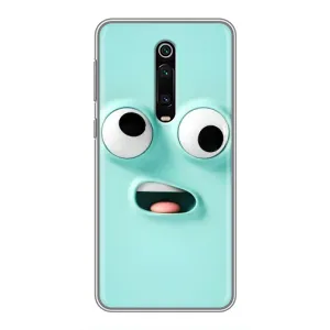 Силиконовые Чехлы (смешные стикеры) для Xiaomi Mi 9T (Забавное мятное лицо)