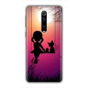 Девчачий Чехол для Xiaomi Mi 9T (На качели)
