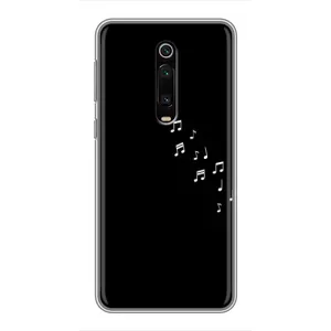 Чохол з картинками на чорному фоні для Xiaomi Mi 9T (Ноти)