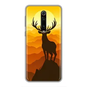 Чехлы с изображением разных животных для Xiaomi Mi 9T (Силуэт Оленя)