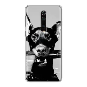 Чехол ДОБЕРМАН для Xiaomi Mi 9T (Опасный доберман)