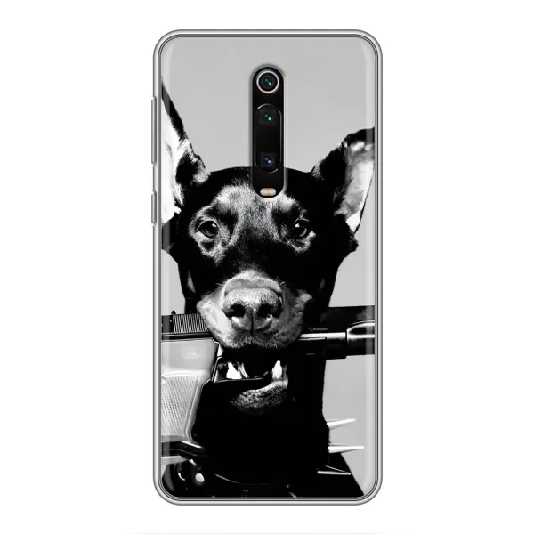 Чехол с рисунком «Опасный доберман» для Xiaomi Mi 9T Чехол с рисунком «Опасный доберман» для Xiaomi Mi 9T