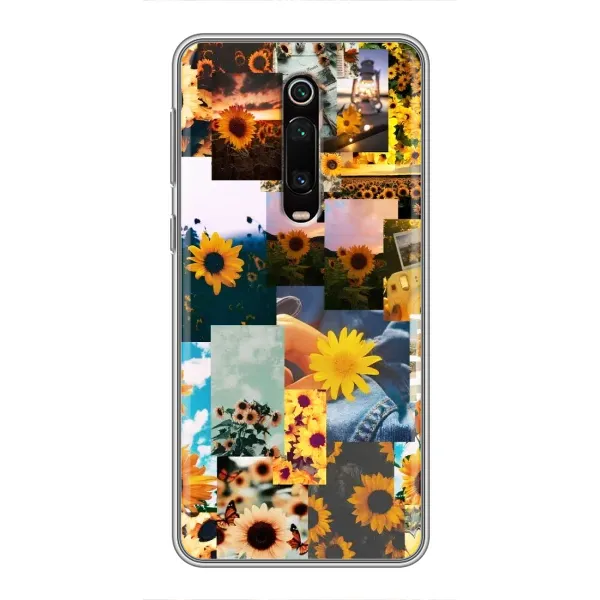 Чехол с рисунком «Подсолнуховый дизайн» для Xiaomi Mi 9T