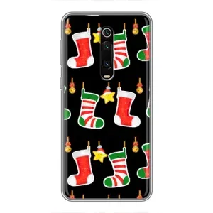 Силиконовый бампер на рождество для Xiaomi Mi 9T (Рождественские подарки)
