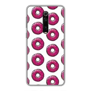 Чохол з зображенням смачної їжі для Xiaomi Mi 9T (Рожеві пончик)